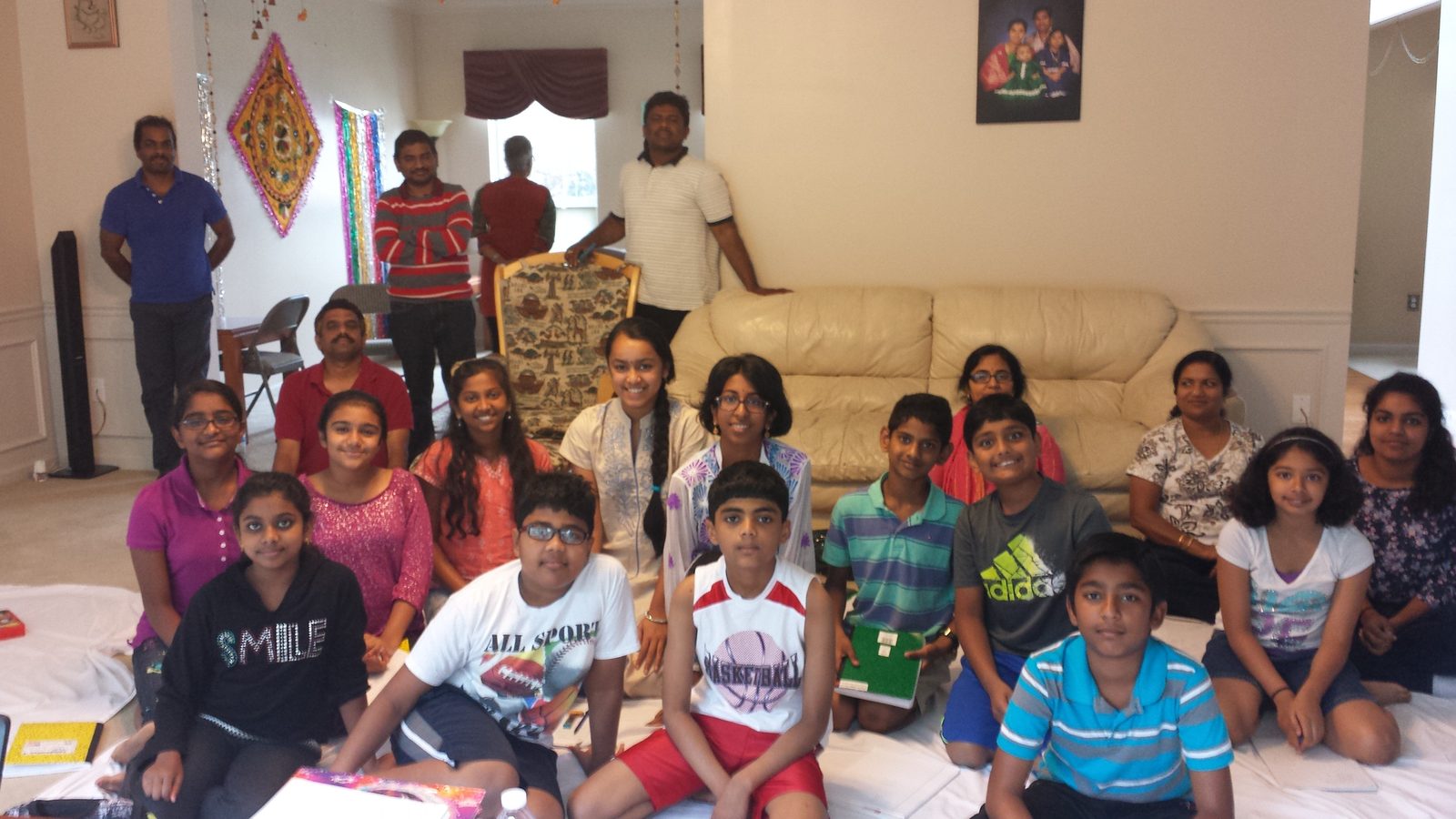 Srinivasa Ramanujan Mathematricks Club 2015 Summer program participants.