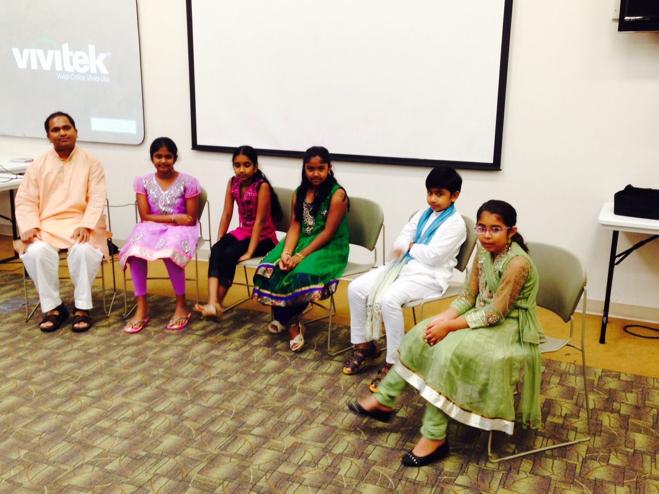 Mathemagics 2014 @ City of Fairfax Regional Library, Virginia - Some of the Srinivasa Ramanujan Mathematricks club participants.
